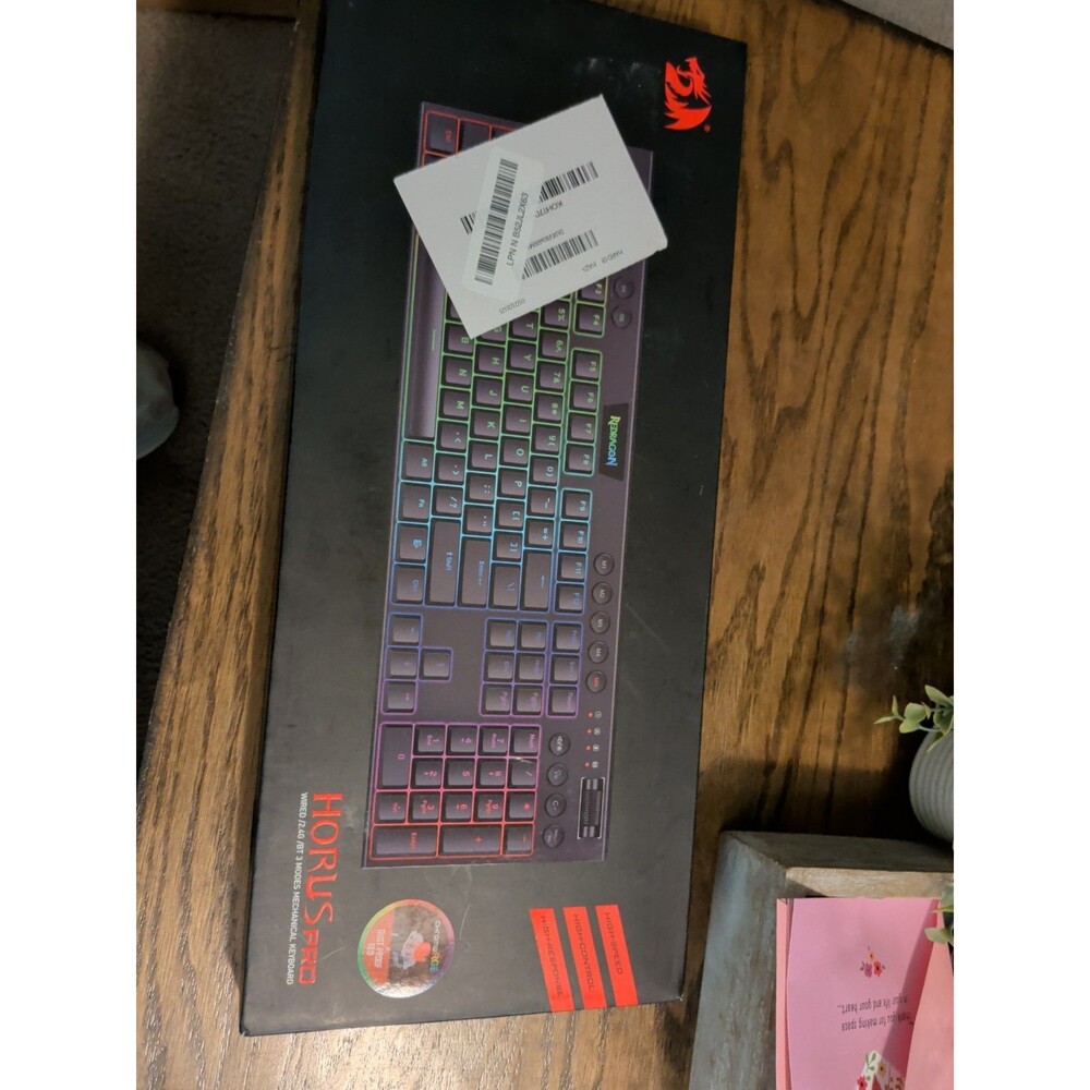 Red Dragon Horus Pro Wired Backlit Keyboard